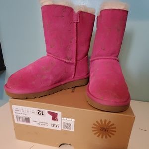 New with Box UGG Talulah pink boots sz 12